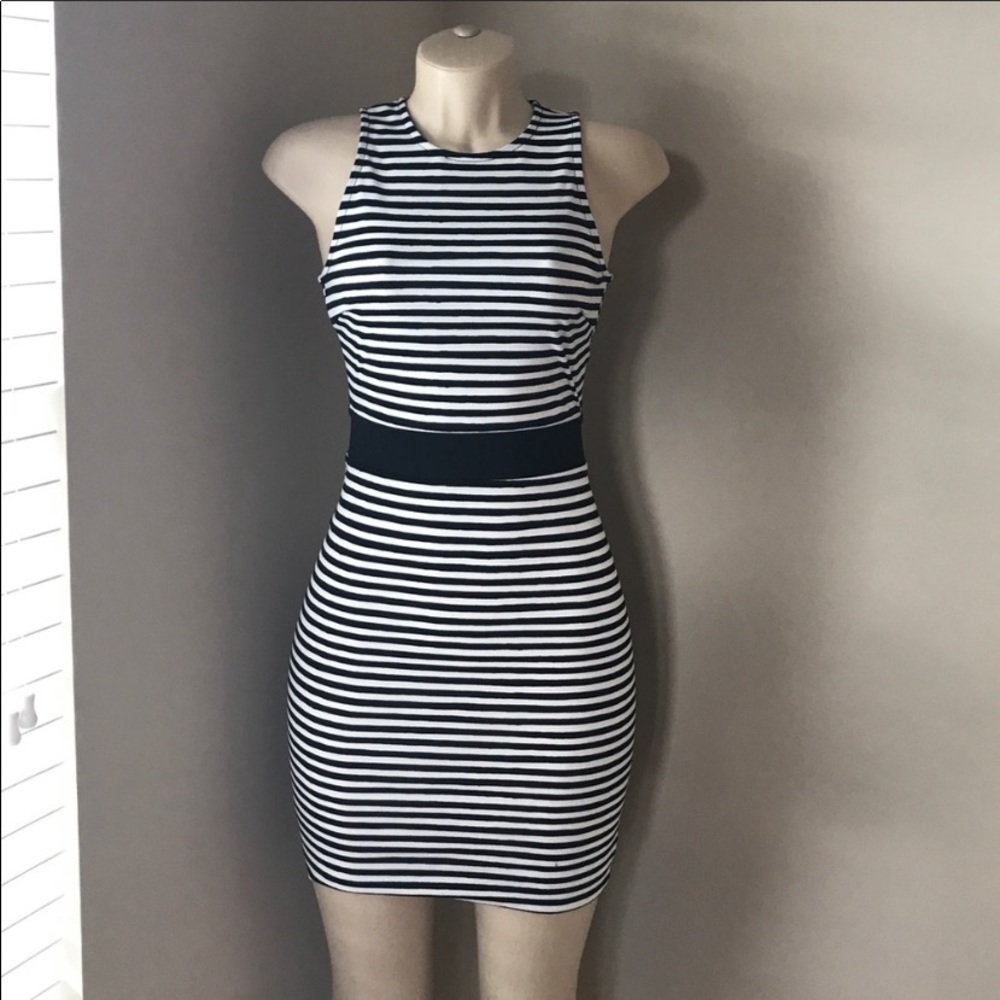 Striped Bodycon Dress